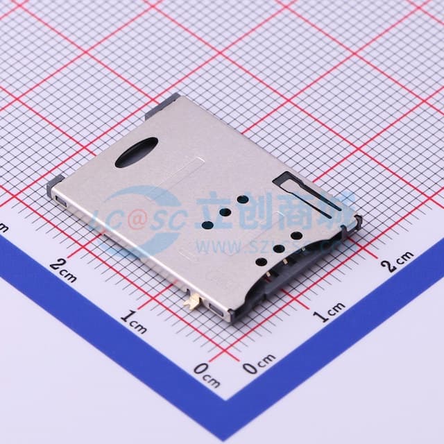 自弹式 MiniSIM卡 卡座实物图