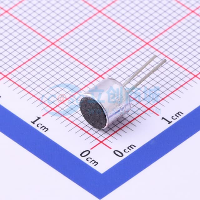全指向φ6.0*5.0mm 1.5V-10V 灵敏度-52db 低阻抗 针脚 【咪头】实物图