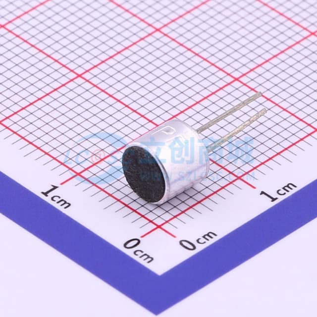 全指向φ6.0*5.0mm 1.5V-10V 灵敏度-36db 低阻抗 针脚 【咪头】实物图