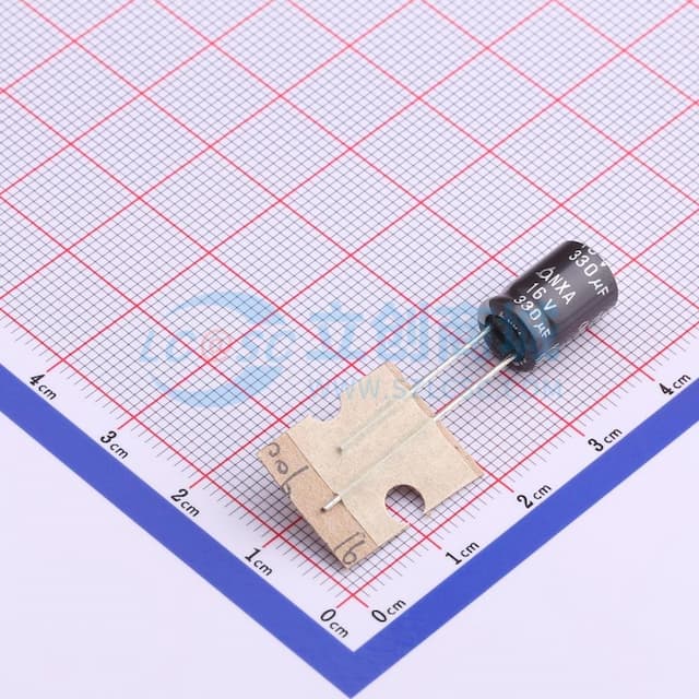 330uF ±20% 16V 【插件】实物图