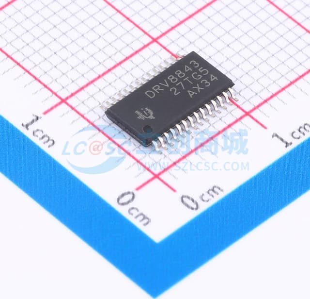 DRV8843 双路H桥驱动器实物图