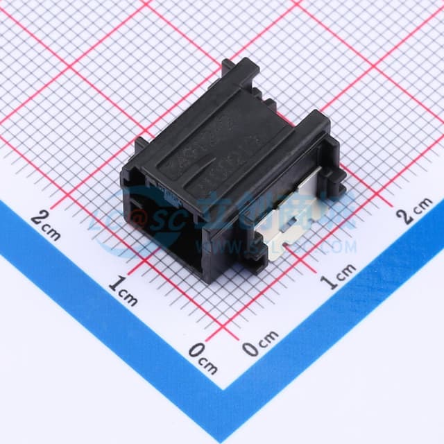 1x2P 间距:2mm 卧贴实物图