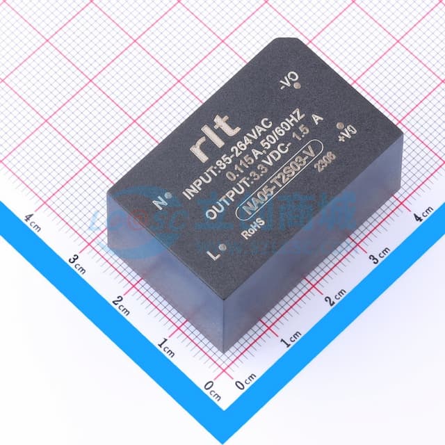 5W小体积AC/DC电源模块实物图