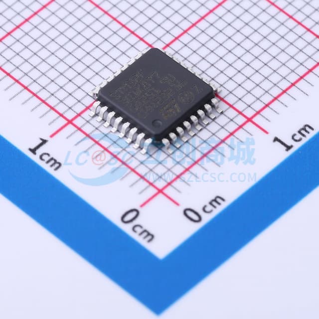 带DSP和FPU的主流混合信号ARM Cortex-M4 MCU，具有64 KB Flash、72 MHz CPU、5 MSPS 12位ADC、比较器和运算放大器实物图