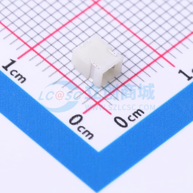 1x2P 间距:1mm 卧贴实物图