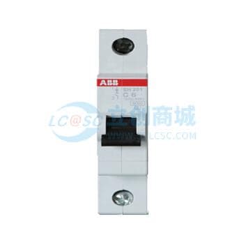 ABB 微型断路器 SH201-D6实物图