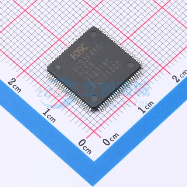 HC32F460PCTB-LQFP100实物图