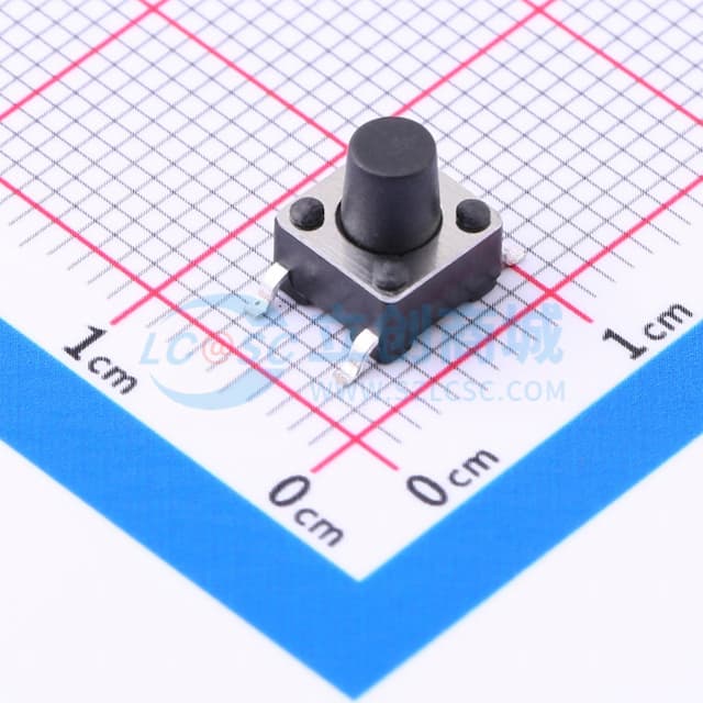 四脚贴片立式 6*6*7mm 不锈钢弹片 160gf实物图