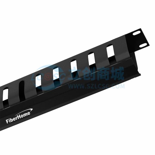 FiberHome(烽火通信)机架式机柜理线架1U12孔理线架实物图