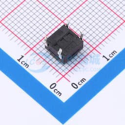 6×6×4.3 防水插脚轻触开关 250gf缩略图