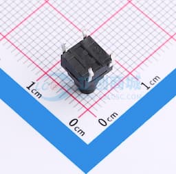 带胶套 防水 6×6×9.5 防水插脚轻触开关 160gf 带护套缩略图