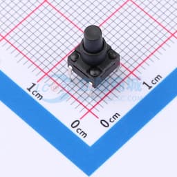 带胶套 防水 6×6×11.0 防水插脚轻触开关 250gf 带护套缩略图