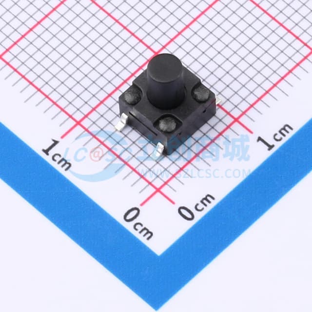 6×6×8.0 防水贴片轻触开关 160gf实物图