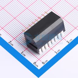 8位 2.54mm间距 宽体黑色侧拨 DIP拨码开关 管装缩略图
