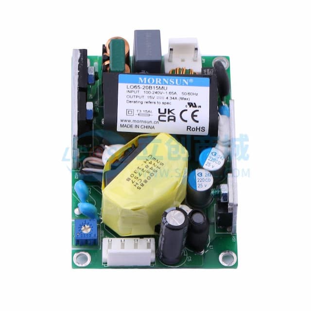 65W，AC-DC转换器实物图