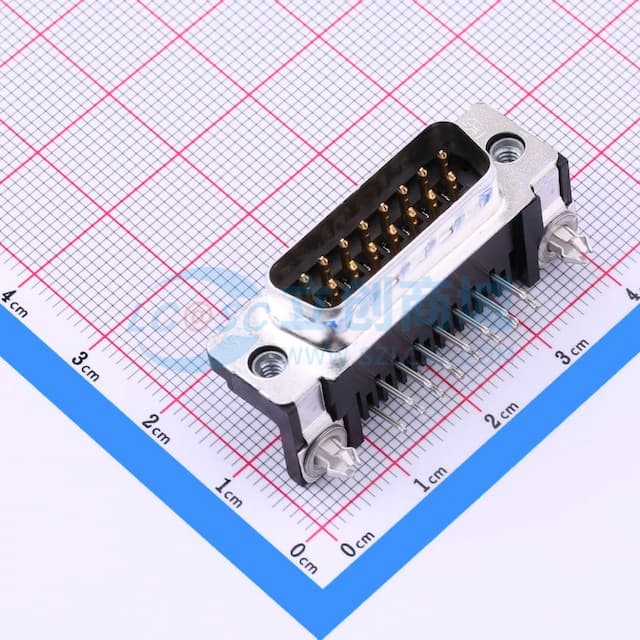 【插件】D-Sub 公 P数:15P实物图