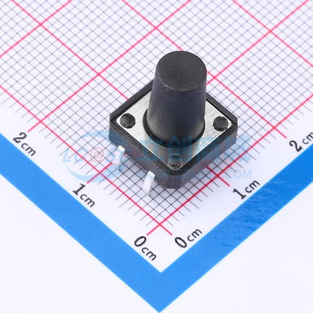 12*12*14mm 直插 轻触开关实物图