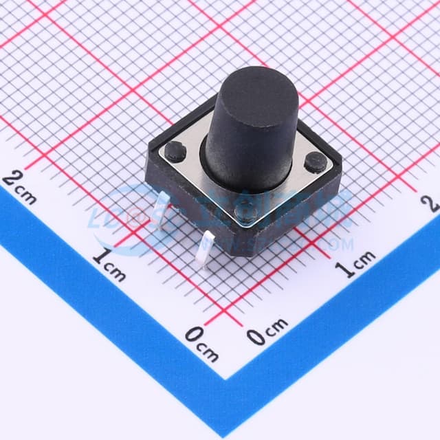 12*12*11mm 直插 轻触开关实物图