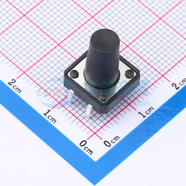 12*12*15mm 直插 轻触开关实物图