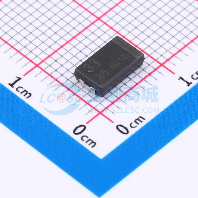 33uF ±20% 25V实物图