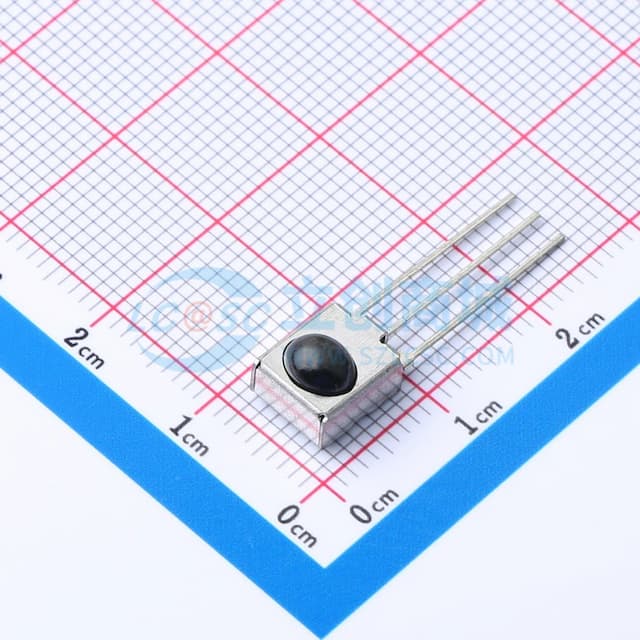 红外线接收头 38KHz 直插 【插件】实物图