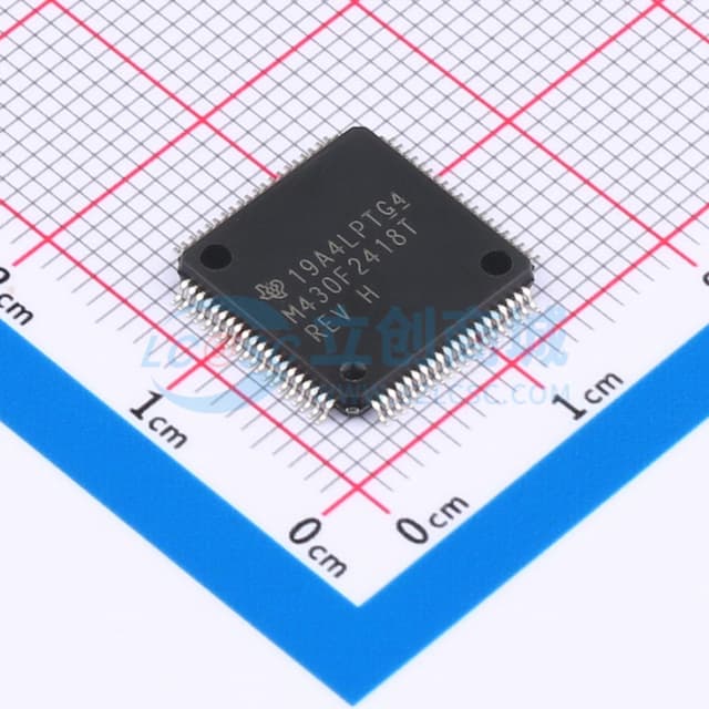 具有 116KB 闪存、8KB SRAM、12 位 ADC、比较器、I2C/SPI/UART 和硬件乘法器的 16MHz MCU实物图