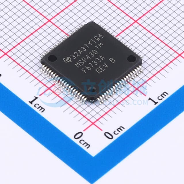 具有 3 个 Σ-Δ ADC、LCD、实时时钟、64KB 闪存和 4KB RAM 的单相位计量 SoC实物图