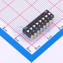 2.54mm 8位高推 拨码开关 【拨码】缩略图