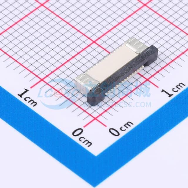 间距:0.5mm P数:14P 抽屉式 下接实物图