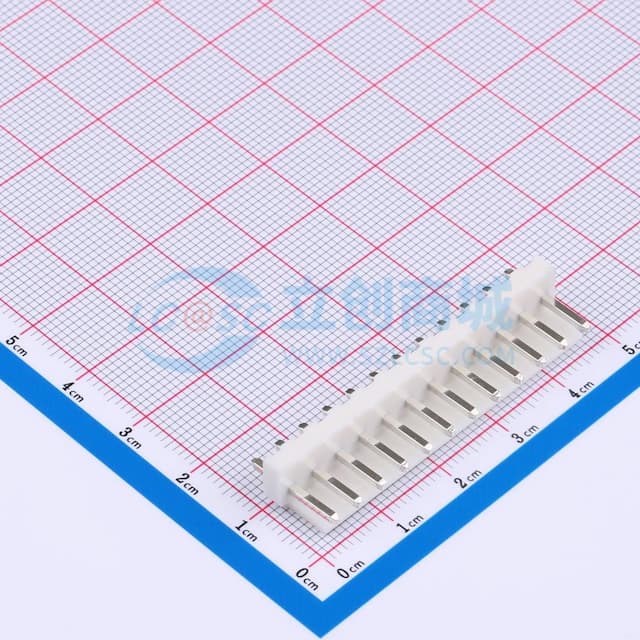 1x12P 间距:3.96mm 直插 系列:VH 【插件】实物图