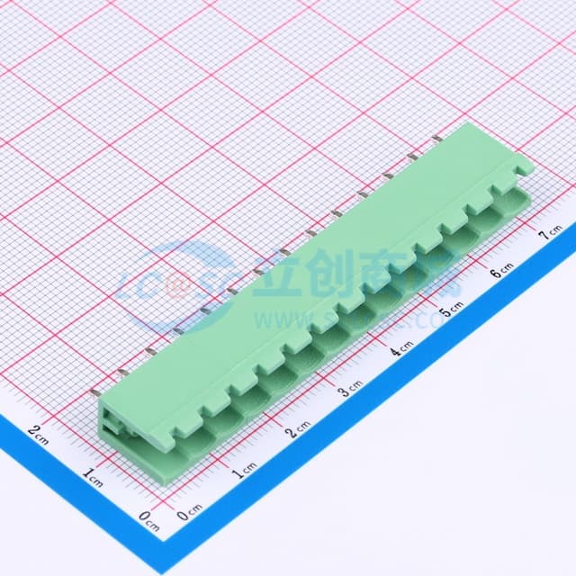 卡扣固定 1x14P 5.08mm 排数:1 每排P数:14 【插拔】实物图