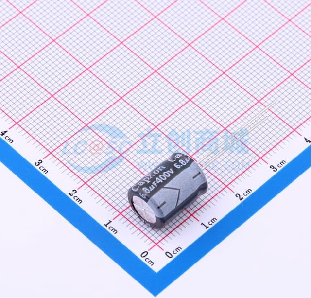 6.8uF ±20% 400V 【引线】实物图