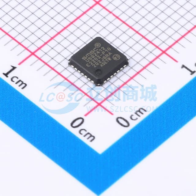 USB2412 2端口 USB 2.0 高速集线器控制器实物图