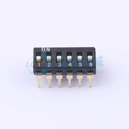 【插件】间距2.54mm 6位拨码开关缩略图
