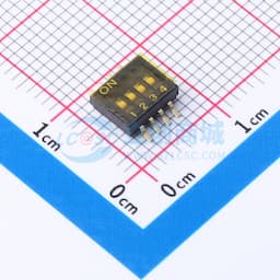 间距1.27mm 4位拨码开关缩略图