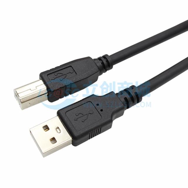 U2打印线-USB2.0 AM TO BM实物图