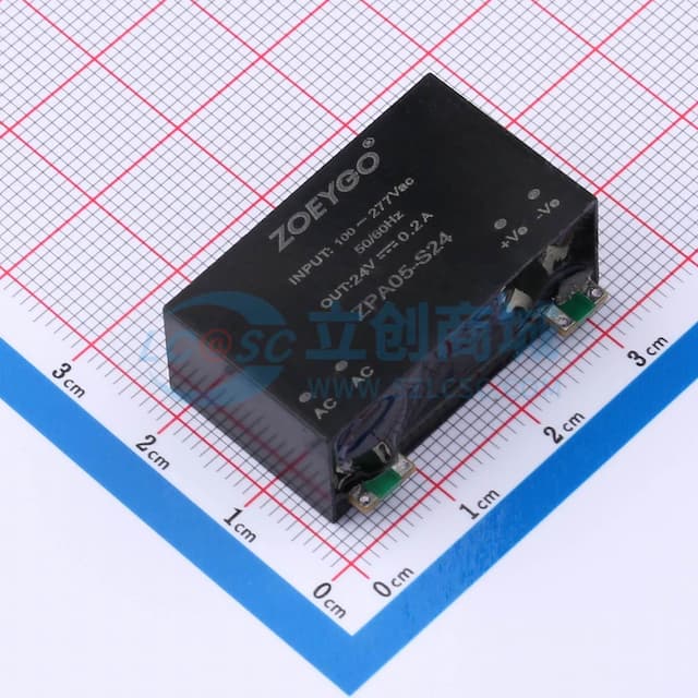 5W AC-DC模块电源，宽电压输入85-305Vac,100-400Vdc实物图