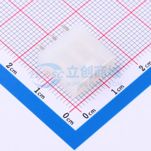 【插件】1x3P 间距:4.2mm 直插 系列:Mini-Fit(MX 4.2)实物图