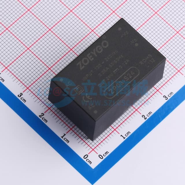 3W超小体积AC-DC模块电源实物图