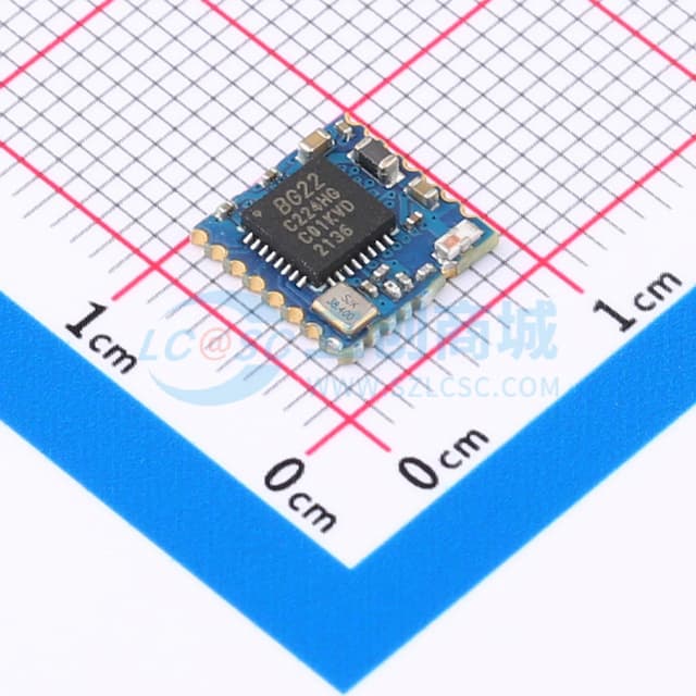 EFR32BG22串口透传主从一体多主多从蓝牙模块实物图