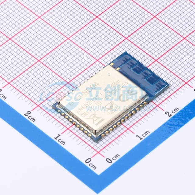 nRF52832蓝牙模块串口透传主从一体实物图
