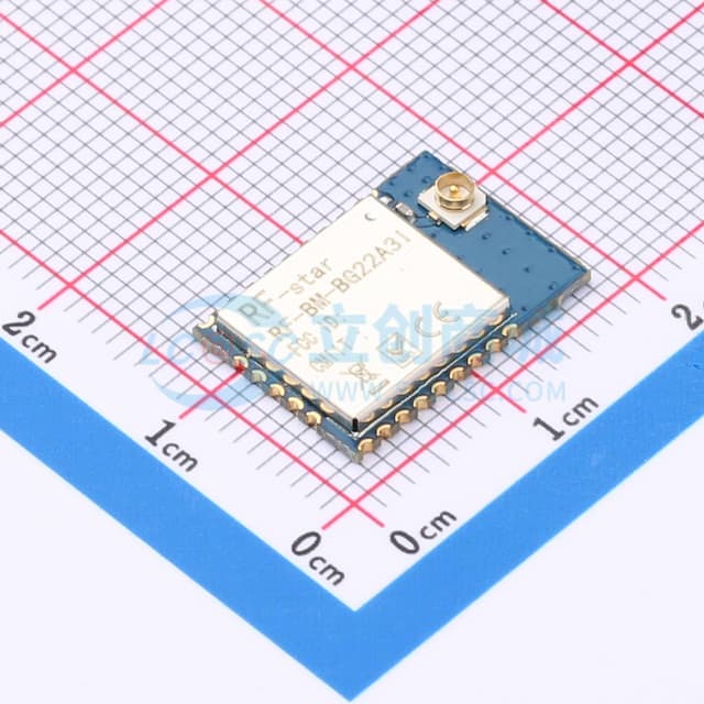 EFR32BG22串口透传I2C透传蓝牙模块实物图