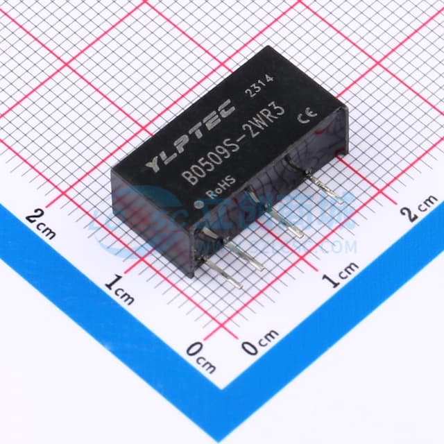 2W定电压输入隔离非稳压单路输出DC/DC电源模块实物图