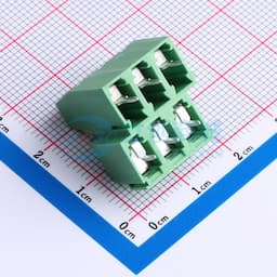 【插件】绿色 2x3P 5.08mm 直插 排数:2 每排P数:3缩略图