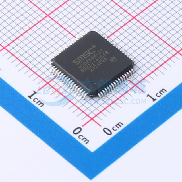 集成USB 2.0兼容4端口集线器实物图