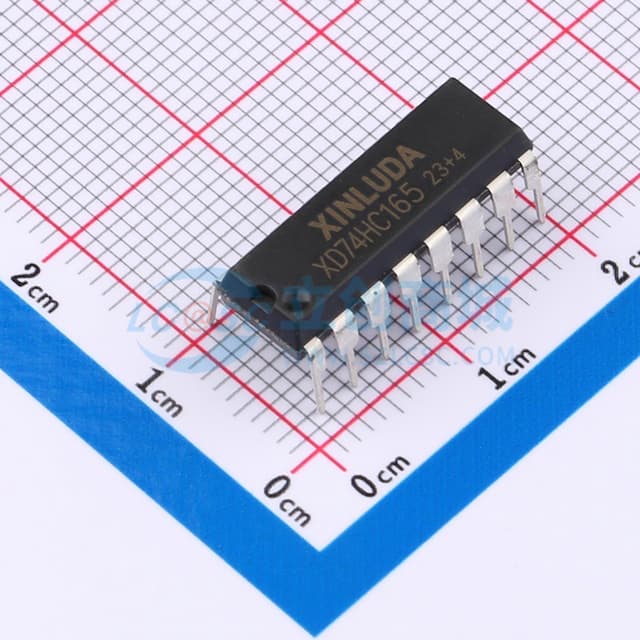8位并行加载移位寄存器实物图