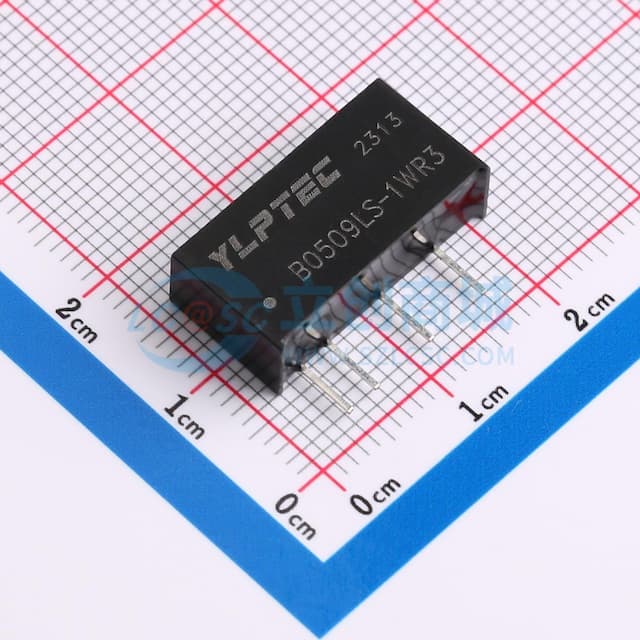 【插件】 1W定电压输入隔离非稳压单路输出DC/DC电源模块实物图