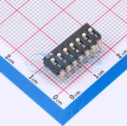 2.54间距 7P 插件拨码开关 轻触开关缩略图
