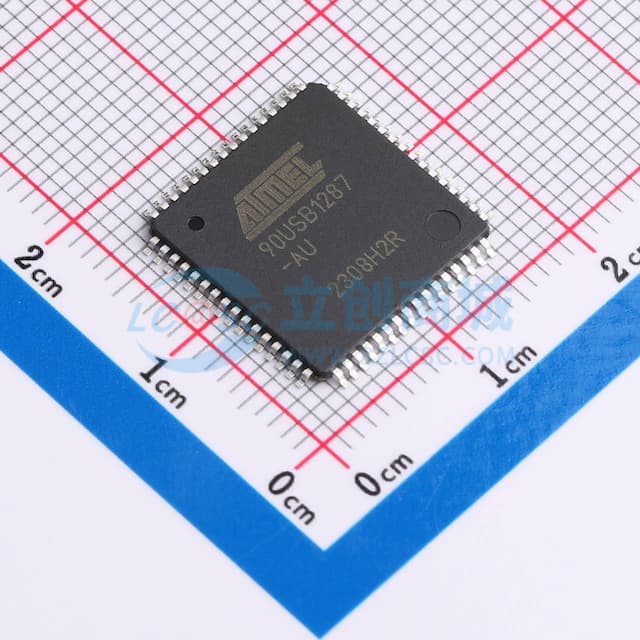 AT90USB1287 AU实物图