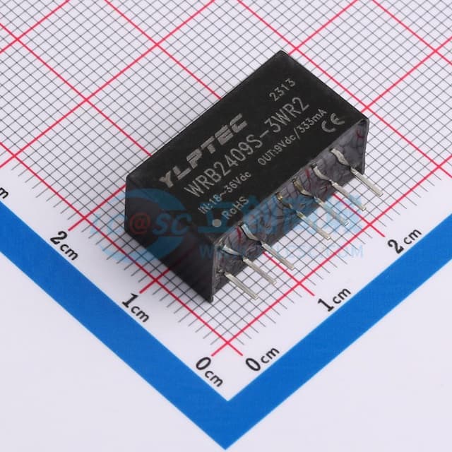 【插件】 3W超宽电压输入隔离稳压正负双路/单路输出DC/DC模块电源实物图